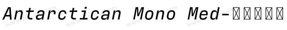 Antarctican Mono Med字体转换